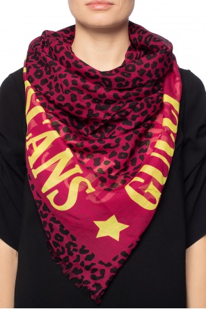 Patterned shawl with fringes, zdjęcie 2 Patterned shawl with fringes od Gucci